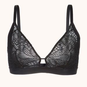 Lively The Palm Lace Busty Bralette - Black Sz 2